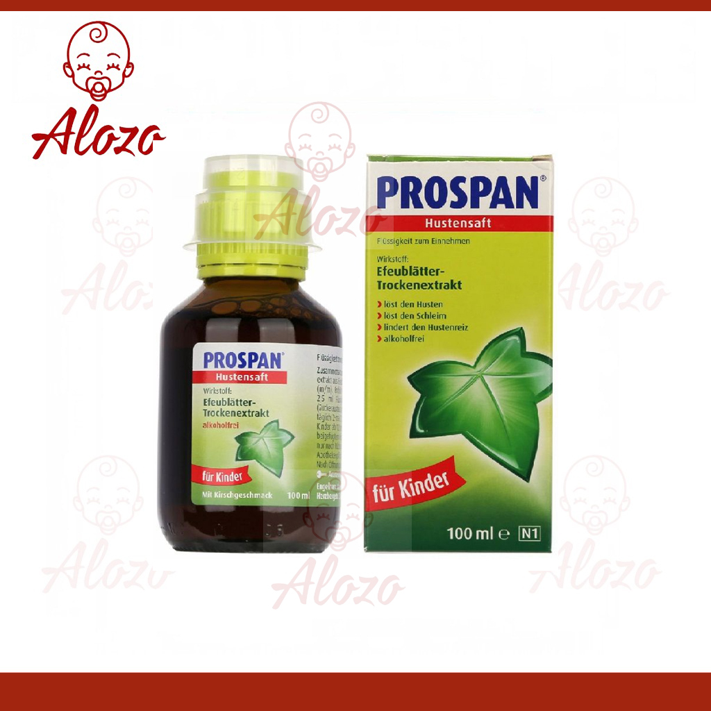 Siro ho prospan đức 100ml cho bé từ 1 tháng tuổi