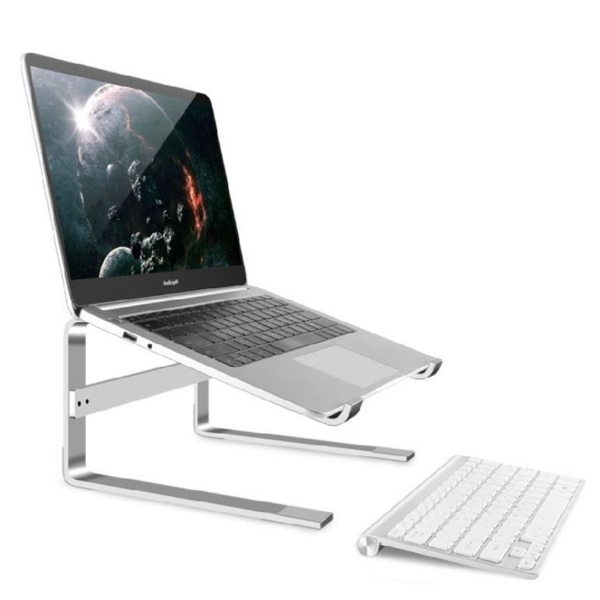 Giá đỡ máy tính ,MacBook nhôm nguyên khối hổ trợ tản nhiệt khả năng tương thích rộng, bàn laptop gấp gọn tiết kiệm không gian làm việc