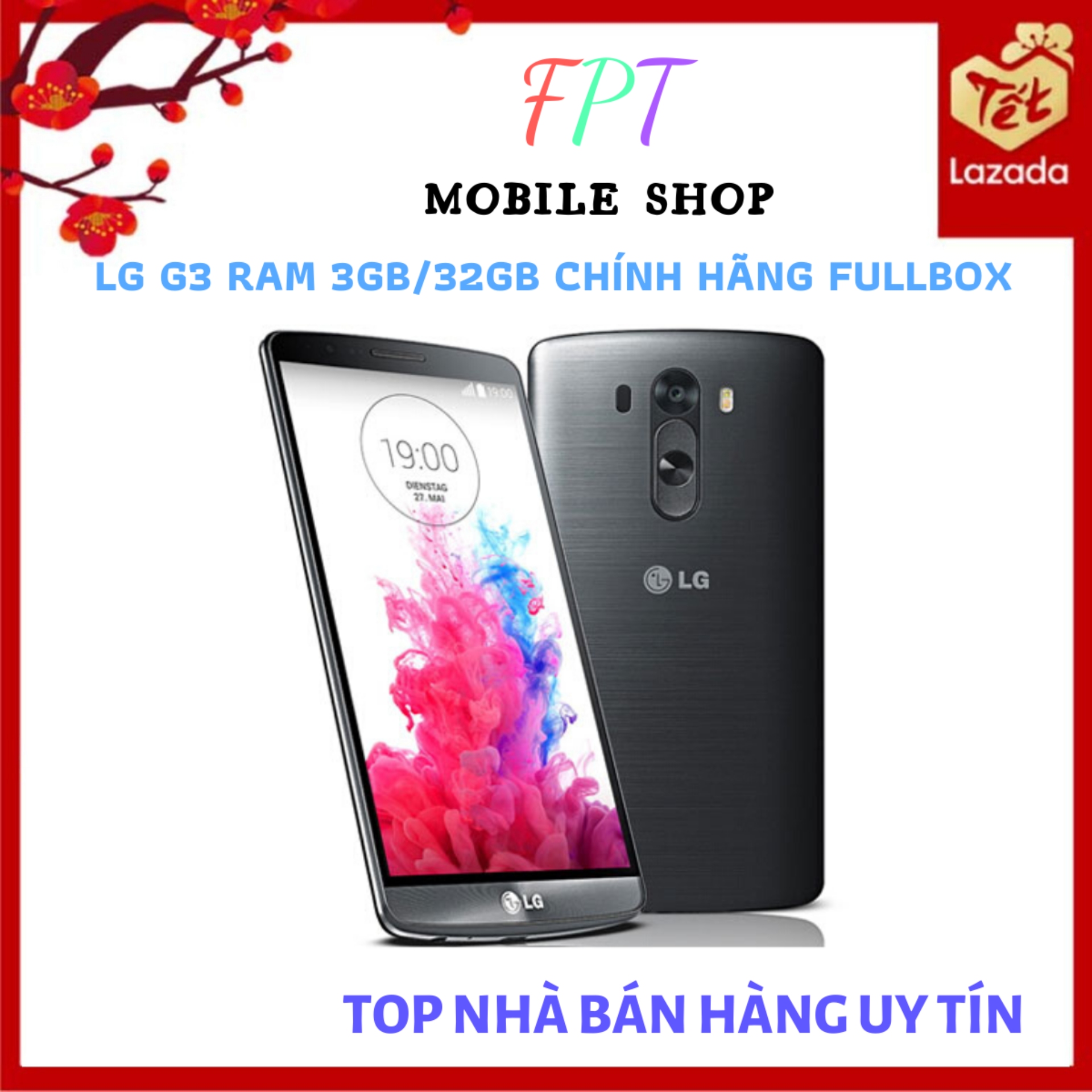 [HCM]ĐIỆN THOẠI LG G3 Ram 3Gb-32gB MỚI FULLBOX HÀNG HÃNG - BẢO HÀNH 1 NĂM