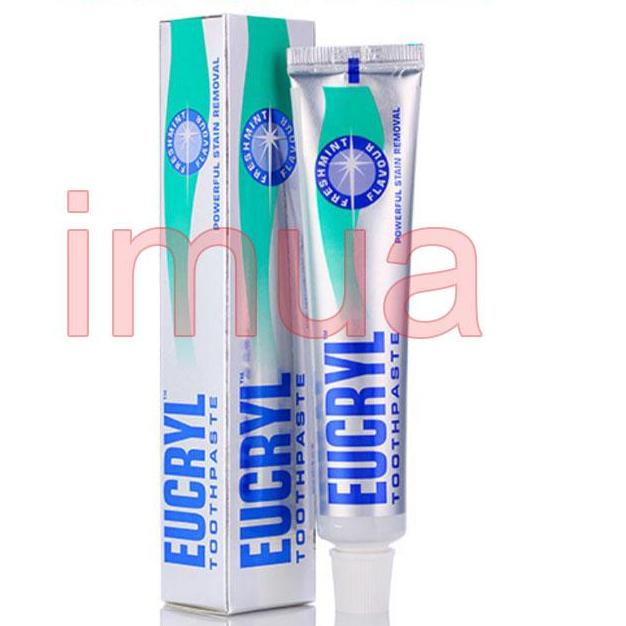 [HCM]Kem đánh răng Eucryl hỗ trợ trắng răng và hỗ trợ trị hôi miệng