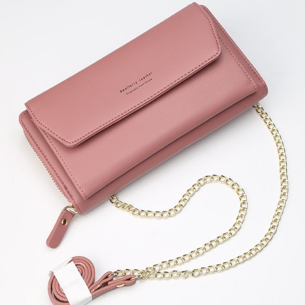 Ví Nữ Có Dây Đeo Chéo, Freeshipmax Ví nữ cầm tay, nhiều ngăn, Ví đựng điện thoại