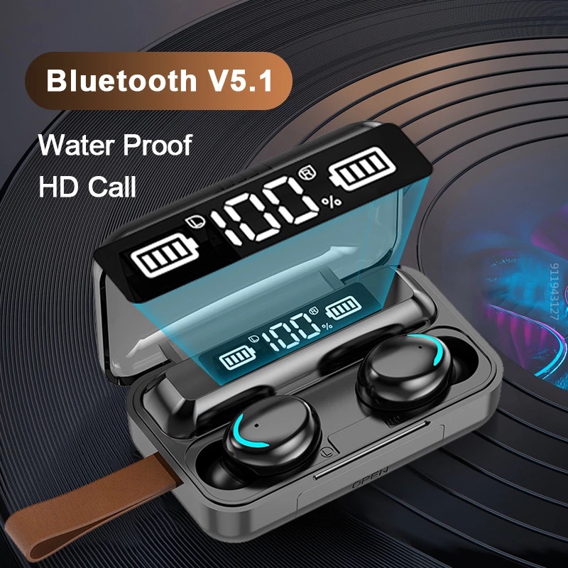 Tai Nghe Bluetooth True Wireless Bluetooth 5.0 Bản Quốc Tế Cảm Ứng Chống Nước