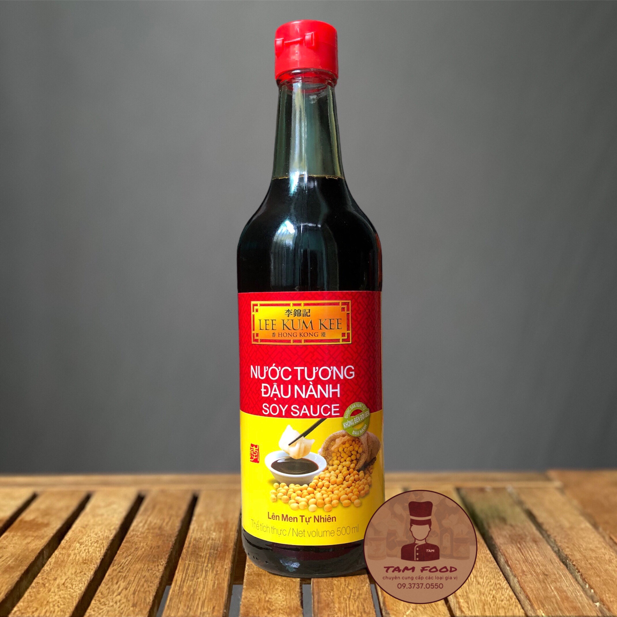 Nước Tương Đậu Nành Lee Kum Kee - SOY SAUCE - Có Thể Dùng Chay - 500ml
