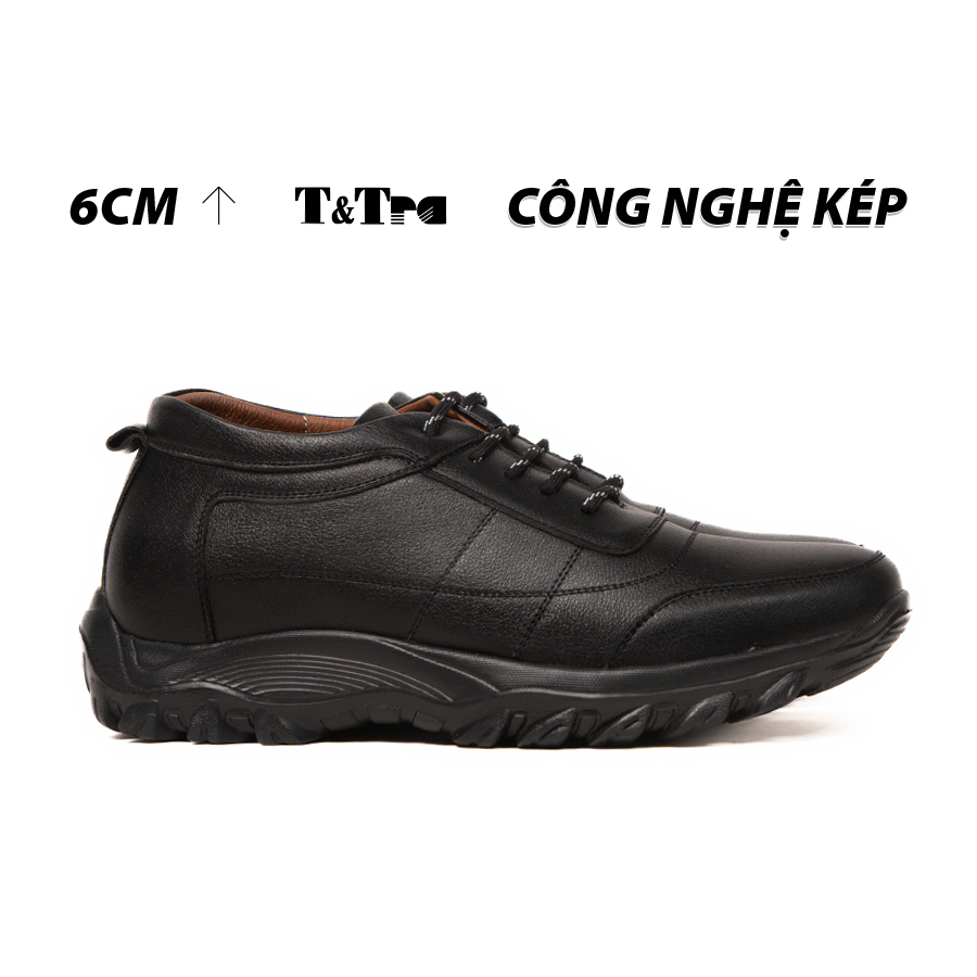Giày đế cao nam t&tra t37đ cao 6cm