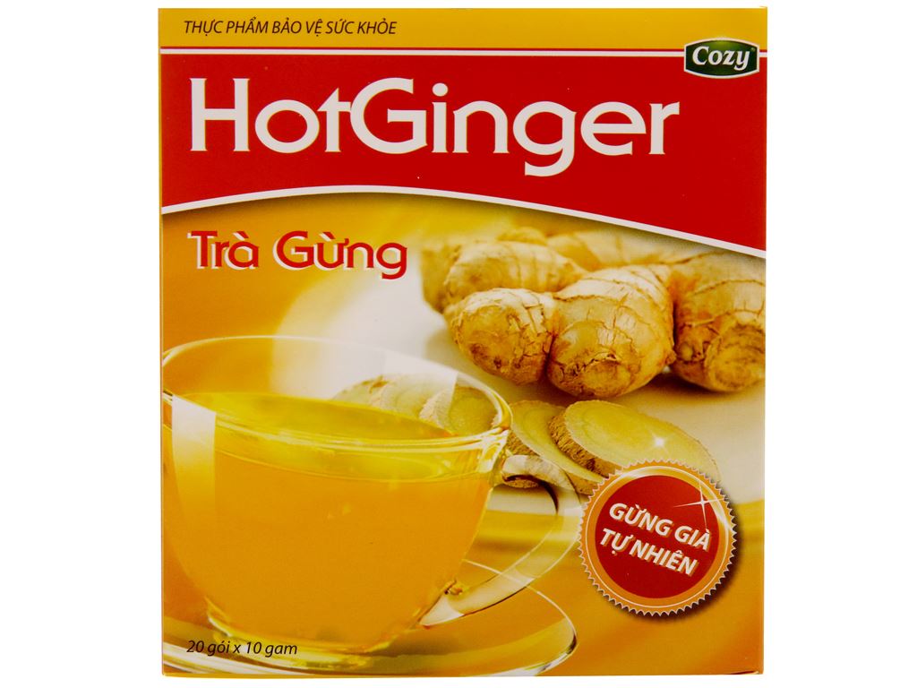 Trà cozy gừng hòa tan- hotginger 200g _100g
