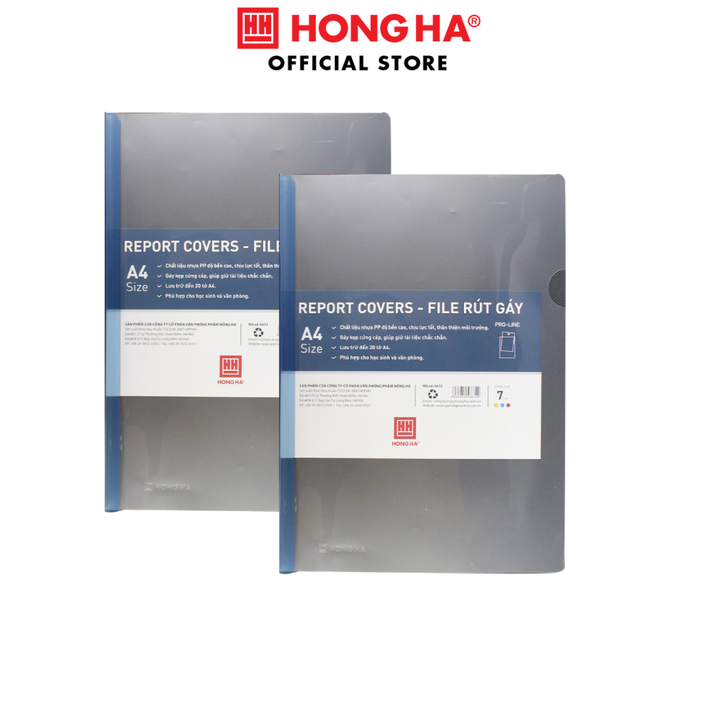 Com bo 2 File rút gáy S22 Hồng Hà - 6672