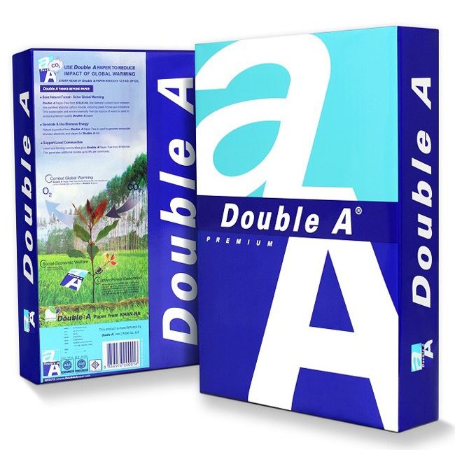 Giấy photocopy a3 double a 70gsm / ik plus 80gsm / delight 70gsm, ream 500 tờ
