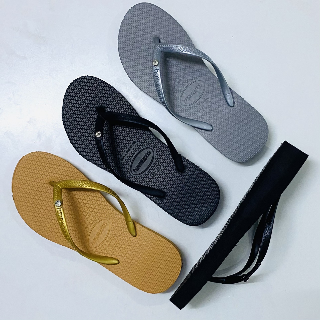 Dép kẹp nữ đế cao gắn xoàn đá mini dễ thương