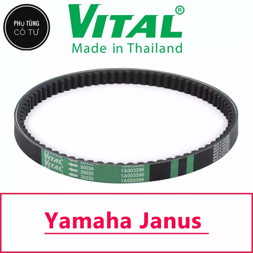 [HCM]Dây Curoa Janus hiệu Vital (Thái Lan) - Dây curoa xe tay ga - PHỤ TÙNG CÔ TƯ