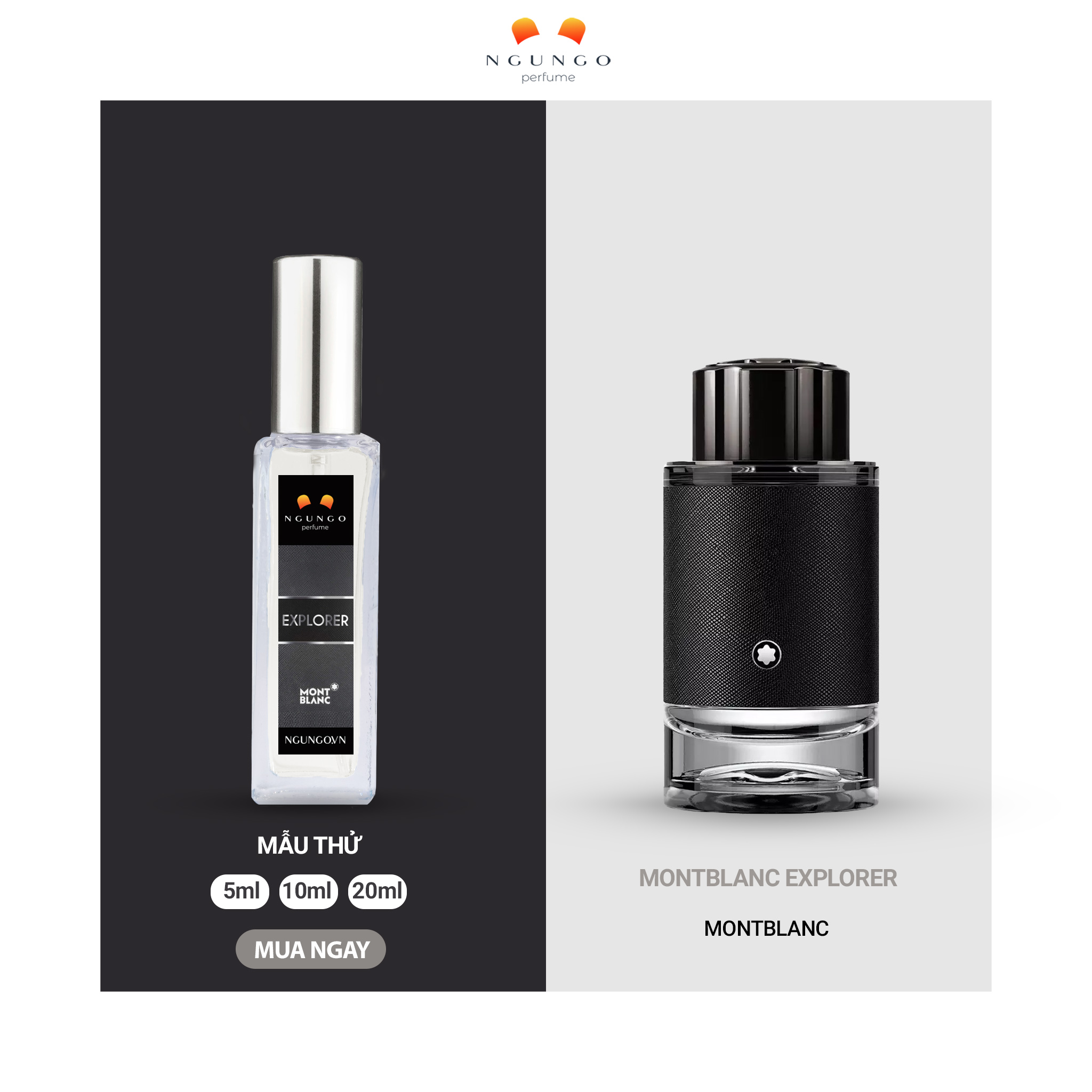 Nước hoa MontBlanc Explorer dạng xịt nhỏ gọn