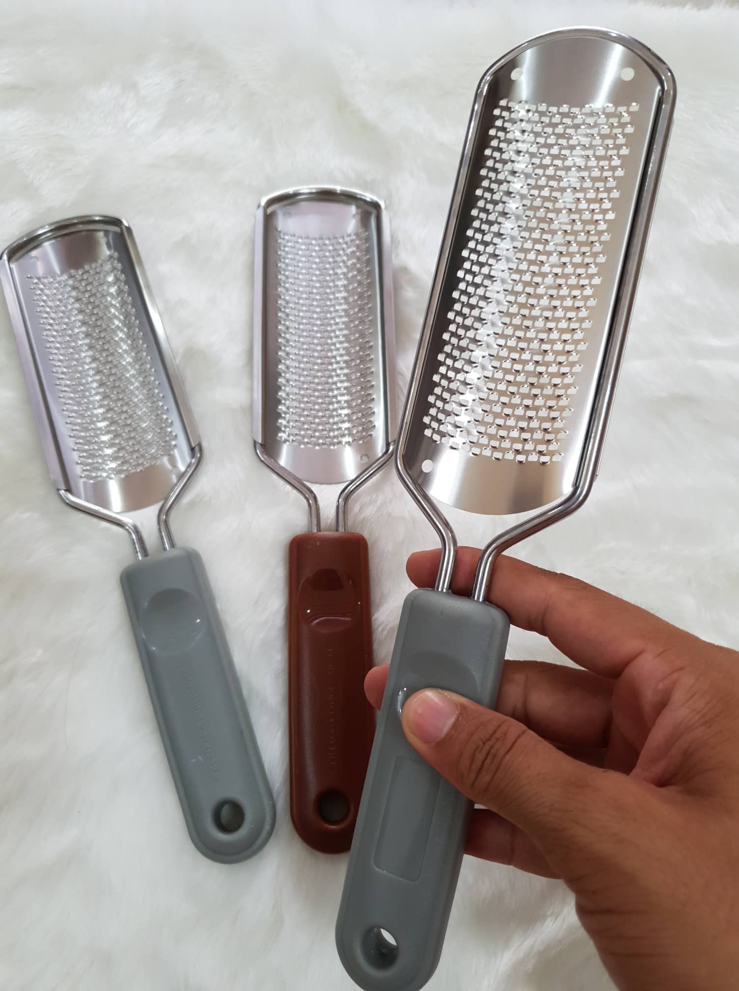 Chà gót chân inox