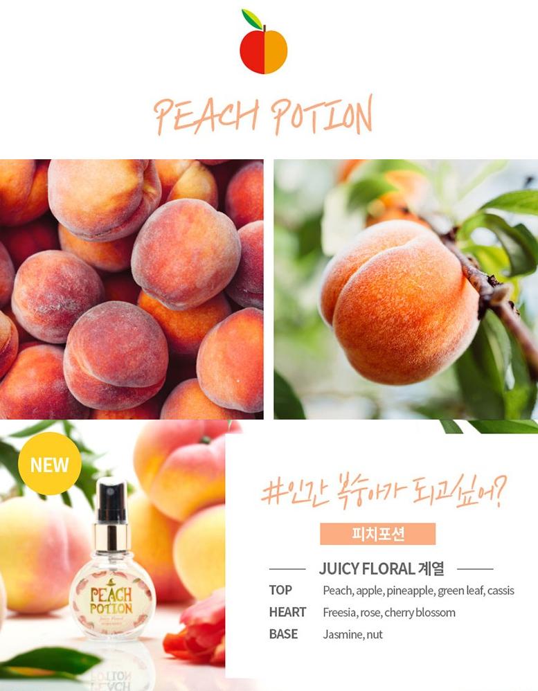 [HCM]Xịt Thơm Toàn Thân Và Tóc Body Holic -Peach Potion