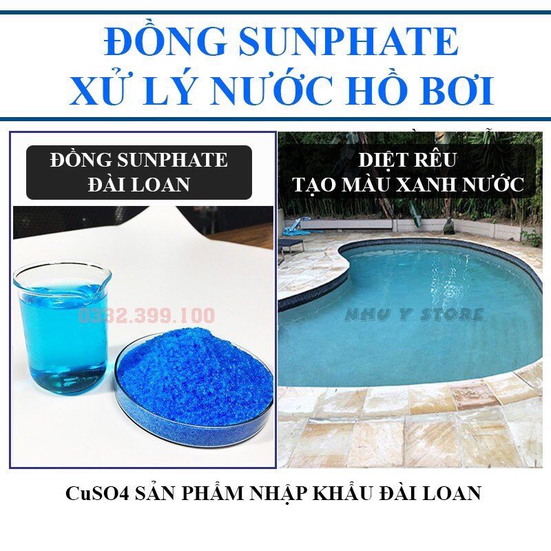 1kg Đồng Sunphat xử lý nước, hồ bơi
