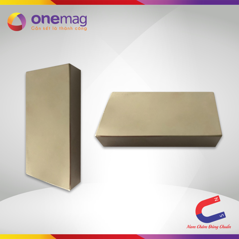 Bộ 3 viên nam châm viên đất hiếm 50x25x10mm mạ Niken