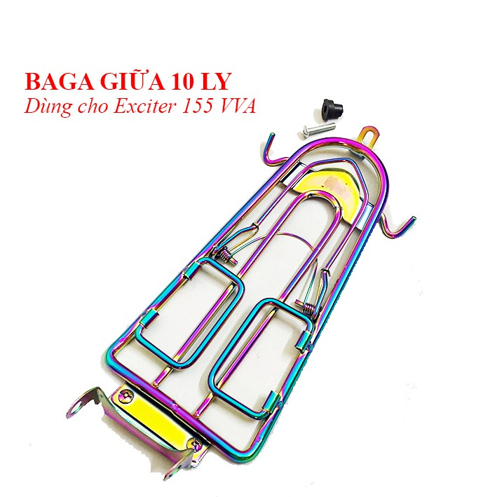 Baga exciter 155 màu titan loại dày