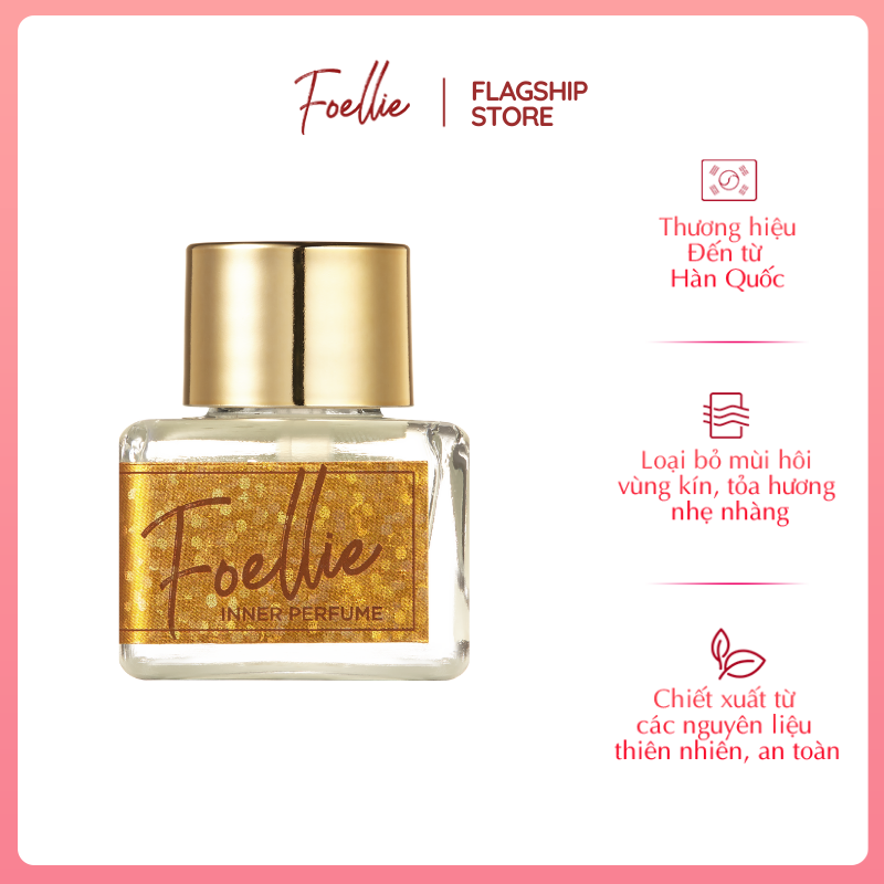Nước Hoa Vùng Kín Foellie Hàn Quốc Hương Socola Mềm Mịn 5ml - Eau de Chocolat Inner Perfume