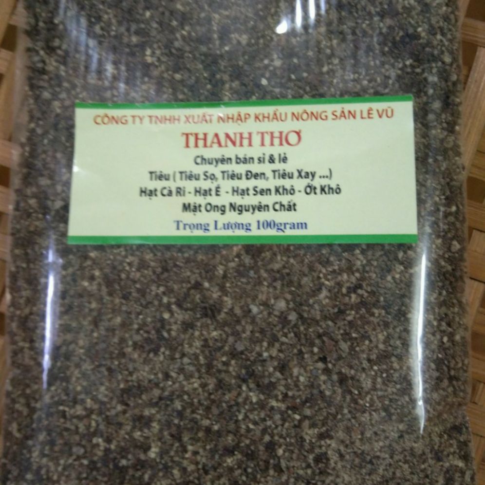 tiêu đen xay nguyên chất