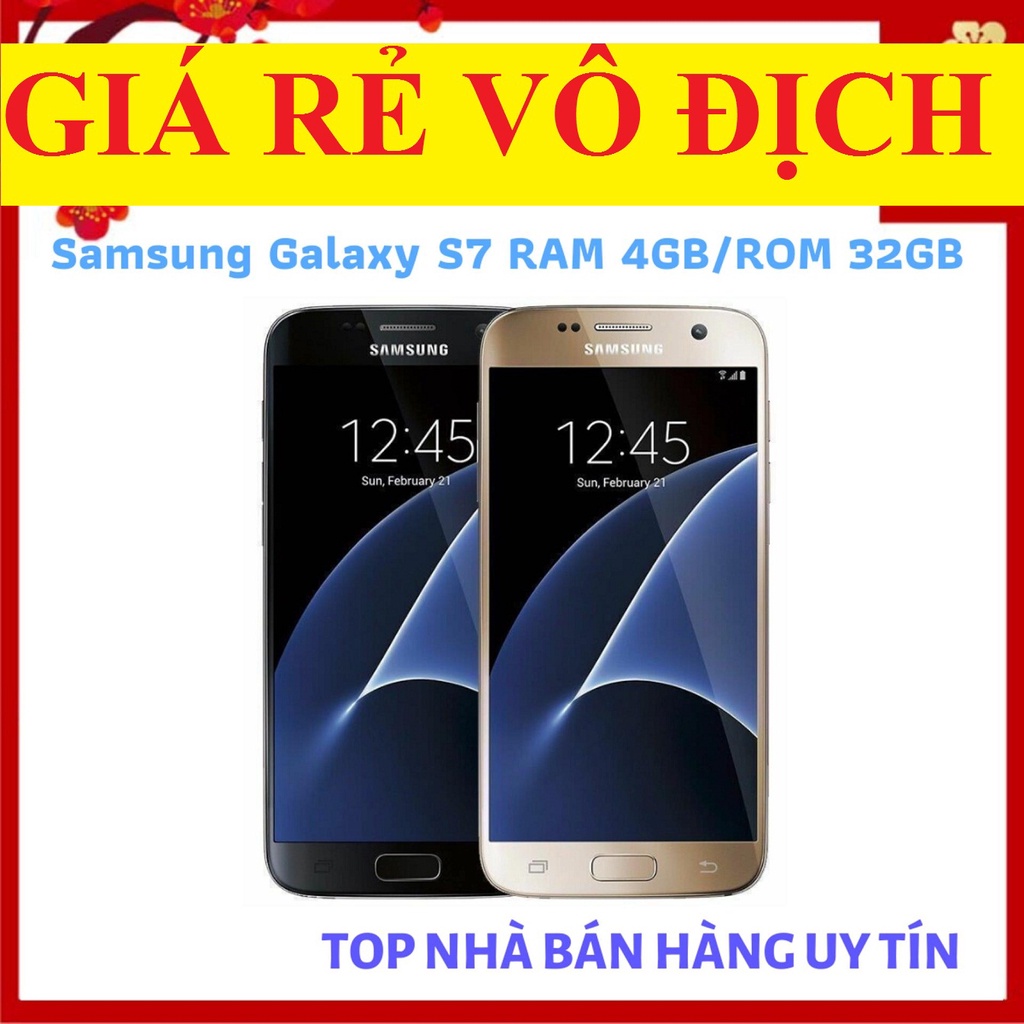 Điện thoại SAMSUNG GALAXY S7  Hàn Màn Ám Nhẹ