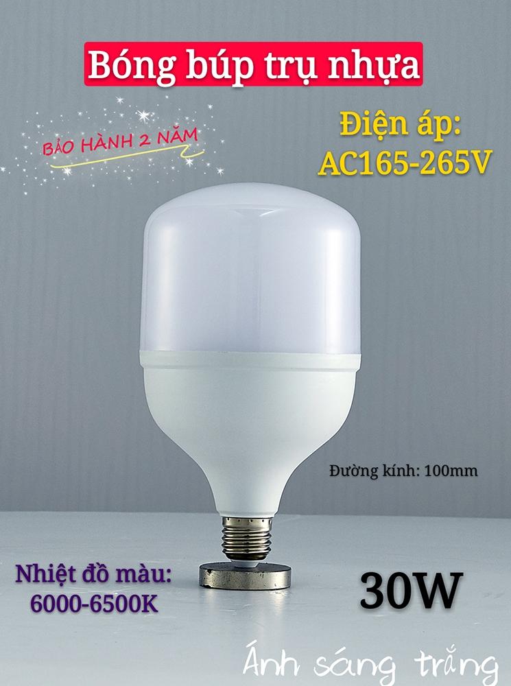 Bộ 5 bóng đèn led 30w ánh sáng trắng - loại tốt