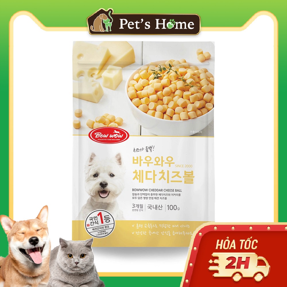 Phô mai viên BowWow cho chó