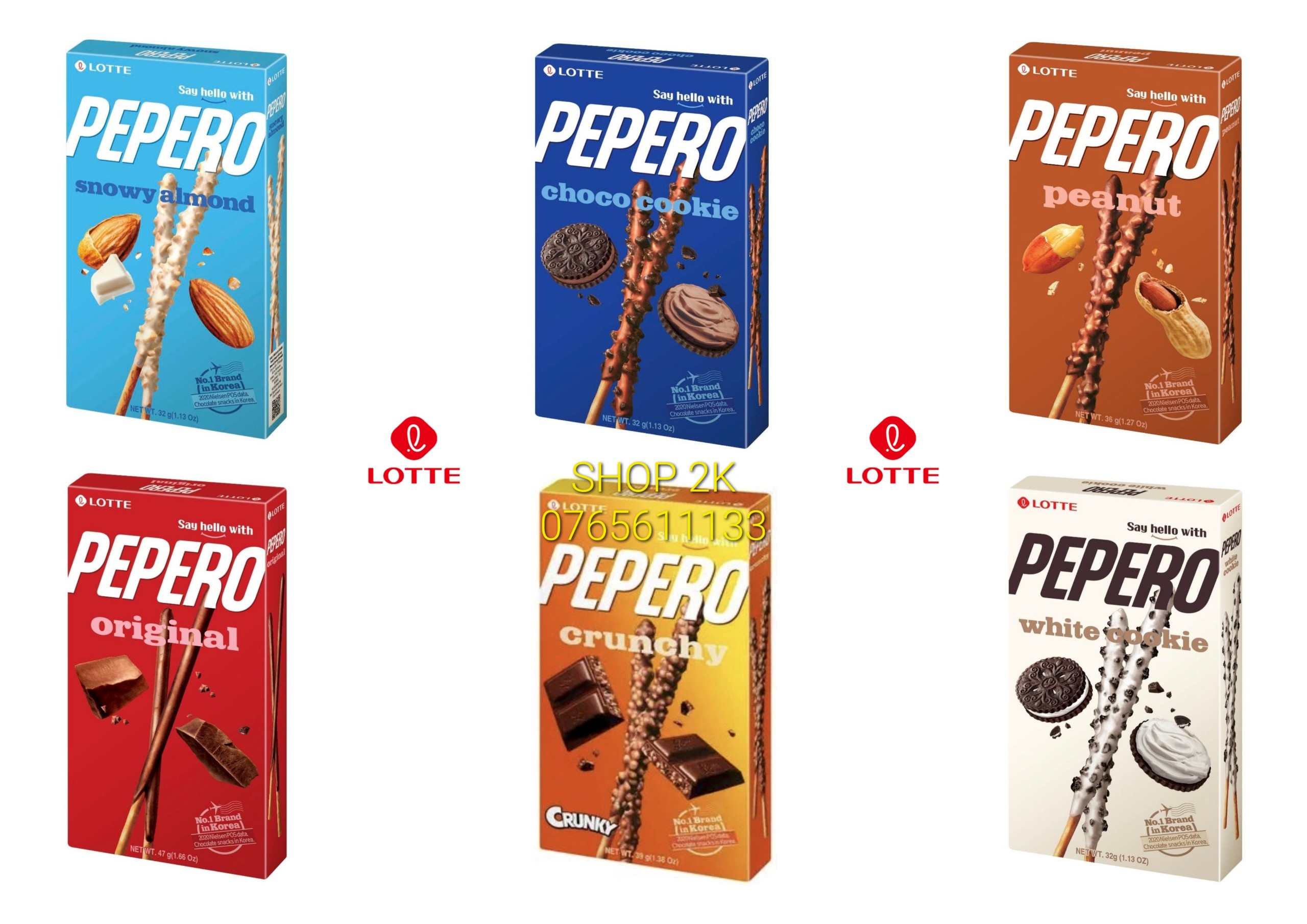 Bánh pepero hộp 32g