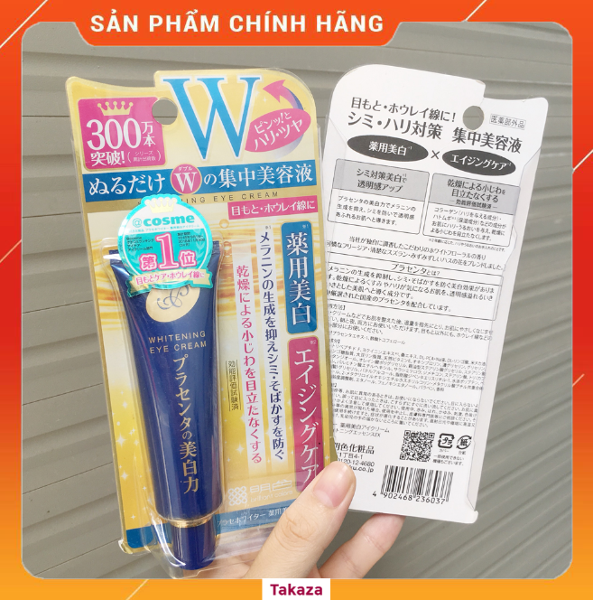 Kem xóa mờ thâm quầng và nếp nhăn vùng mắt Meishoku 30g