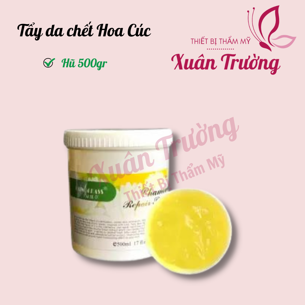 Kem tẩy da chết Hoa Cúc hũ 500g cho spa