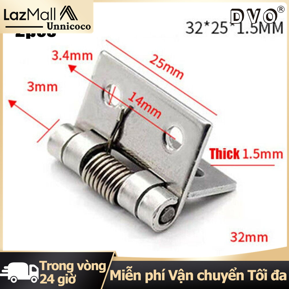 1/1.5/2/2.5/3/4inch mùa xuân bản lề 2 pcs cửa cửa bản lề phần cứng tự đóng cửa