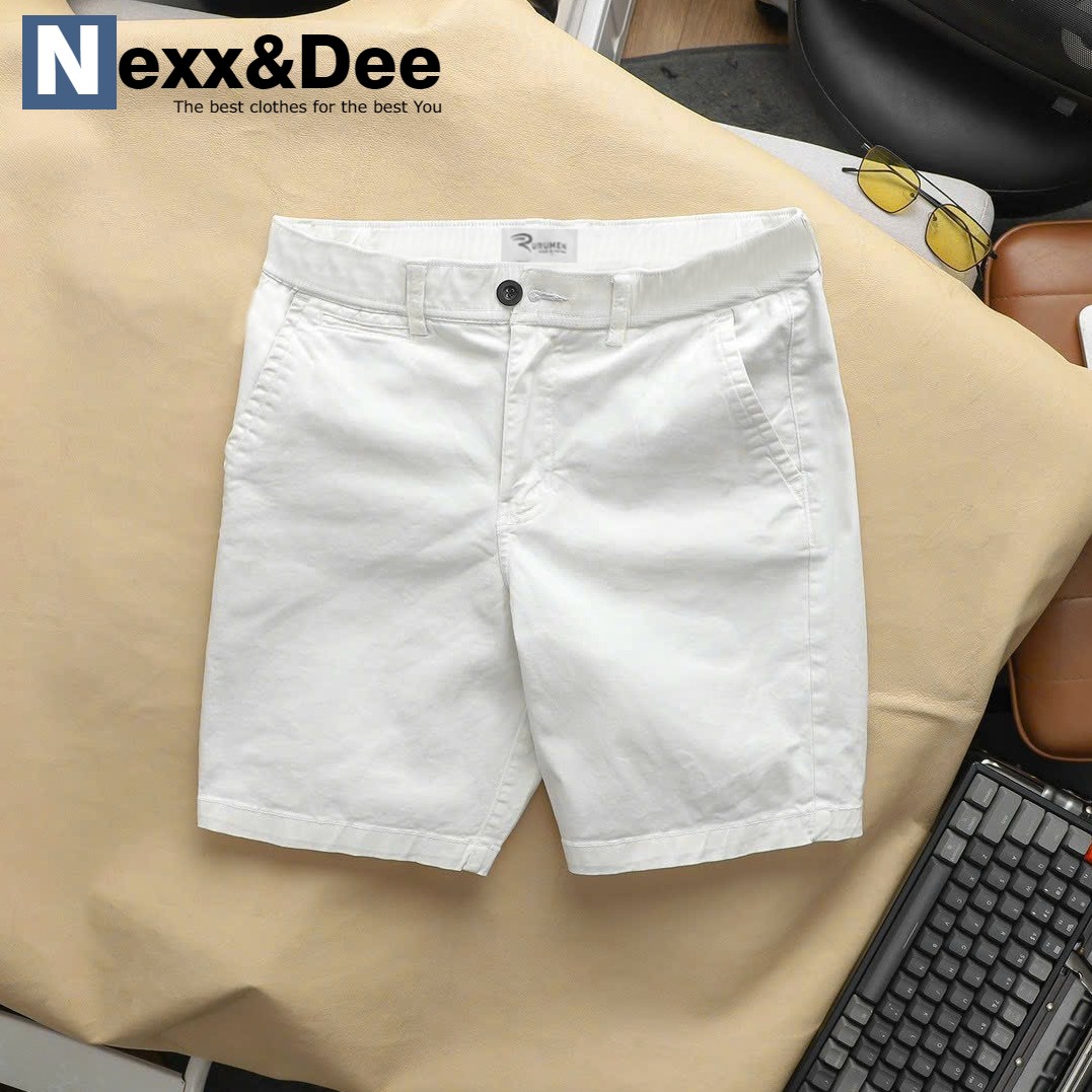 Quần đùi short kaki nam Nexx&Dee chinos dáng regular fit phù hợp thể thao có size lớn big size trẻ trung QS01