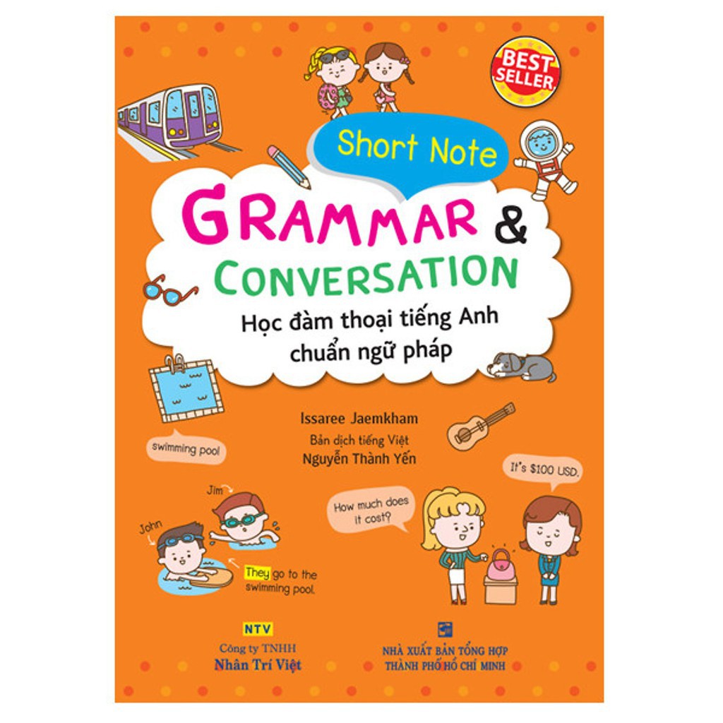 Ns minh tâm - sách - short note grammar & conversation - học đàm thoại tiếng anh chuẩn ngữ pháp