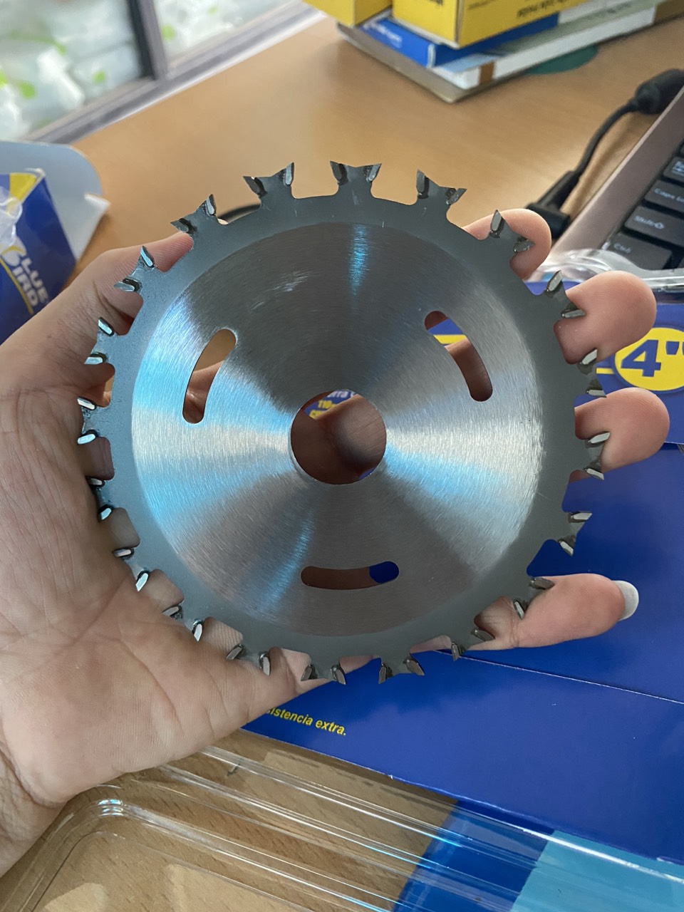 Lưỡi cắt gỗ 2 chiều blue bird 110 loai j tốt
