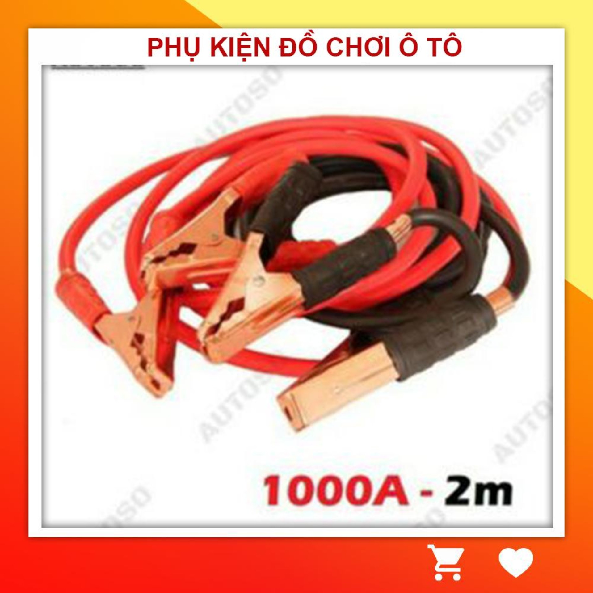 Cáp mồi bình ắc quy 1000A - Dài 5m