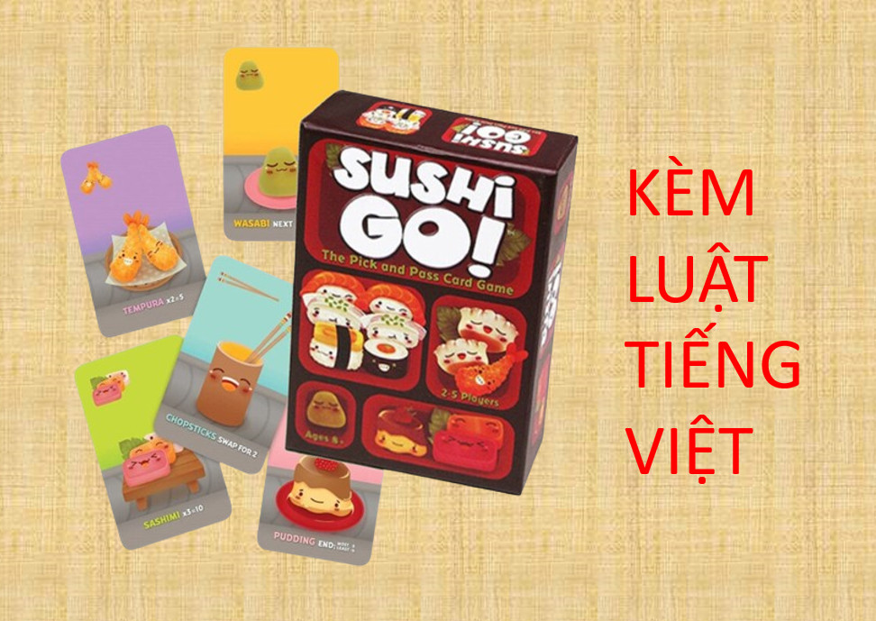 [HCM]TRÒ CHƠI BOARD GAME SUSHI GO