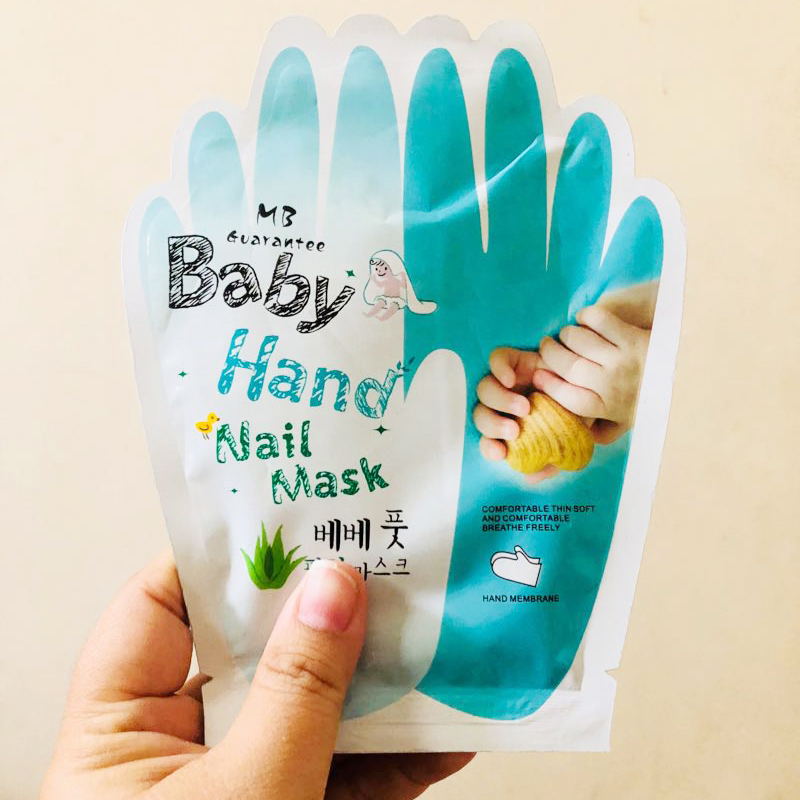 Mặt nạ tay baby hand nail mask thái lan mặt nạ ủ tay móng tay dưỡng da tay mềm mịn