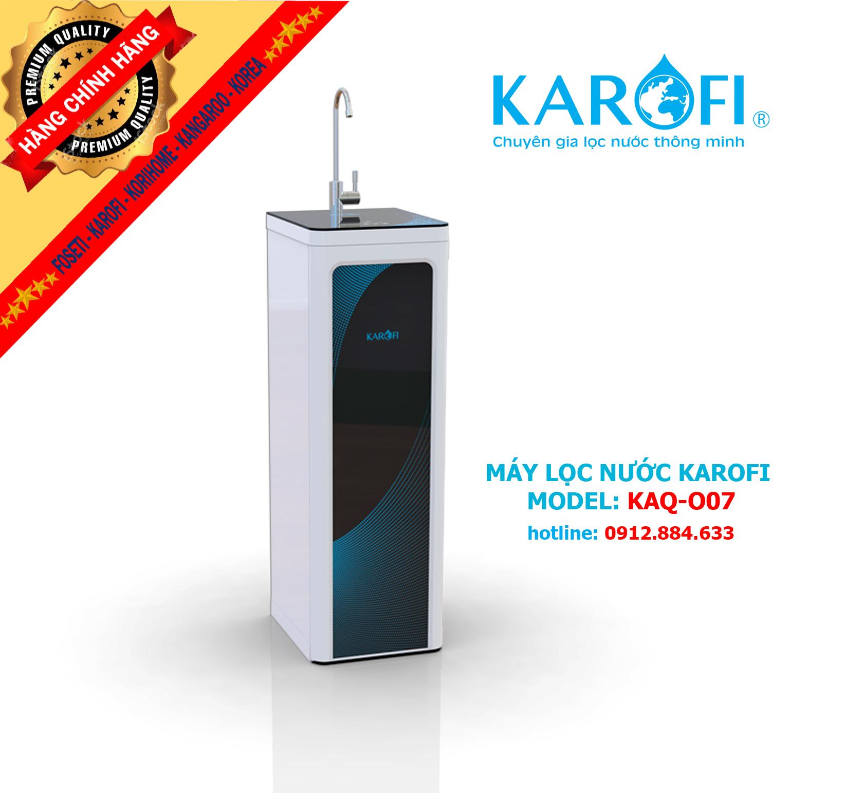 Máy lọc nước Karofi KAQ-O07 Hàng chính hãng bảo hành 3 năm