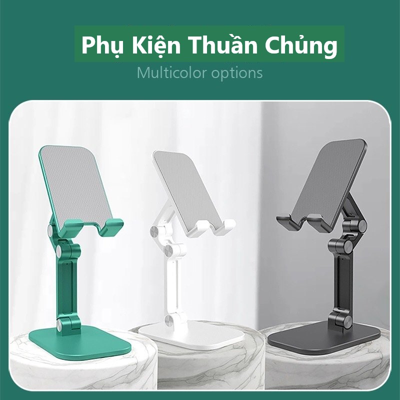 Giá kệ đỡ điện thoại gấp gọn, giá đỡ để bàn đa năng typhoon