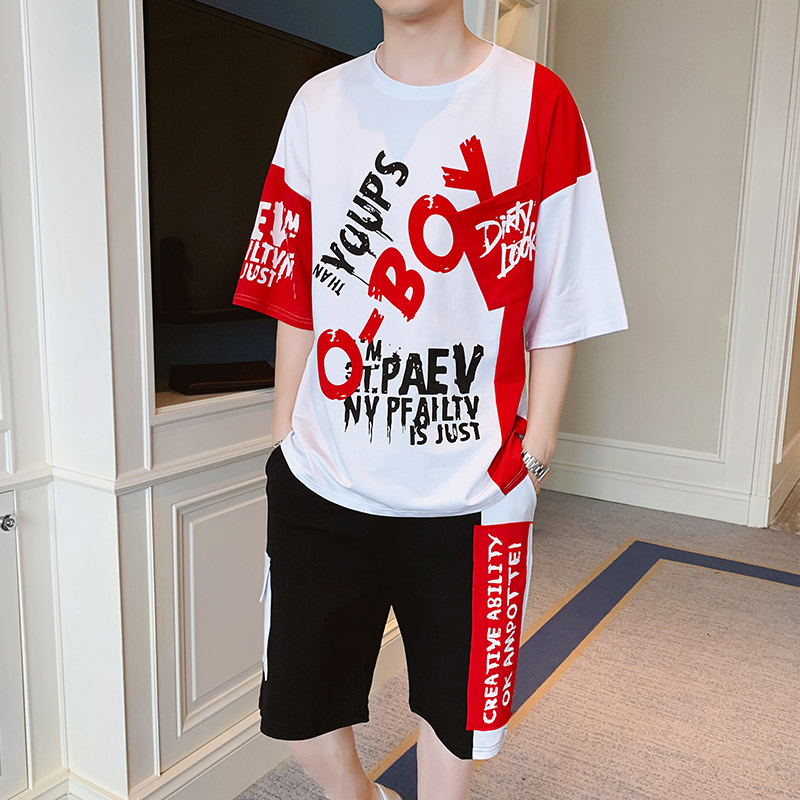 Bộ Quần Áo Thun Nam Thể Thao Mùa Hè TO – BOY Phối Hai Màu Cá Tính Chất Thun Hàn Quốc Cao Cấp Thời Trang 4HER SET NAM 9000033