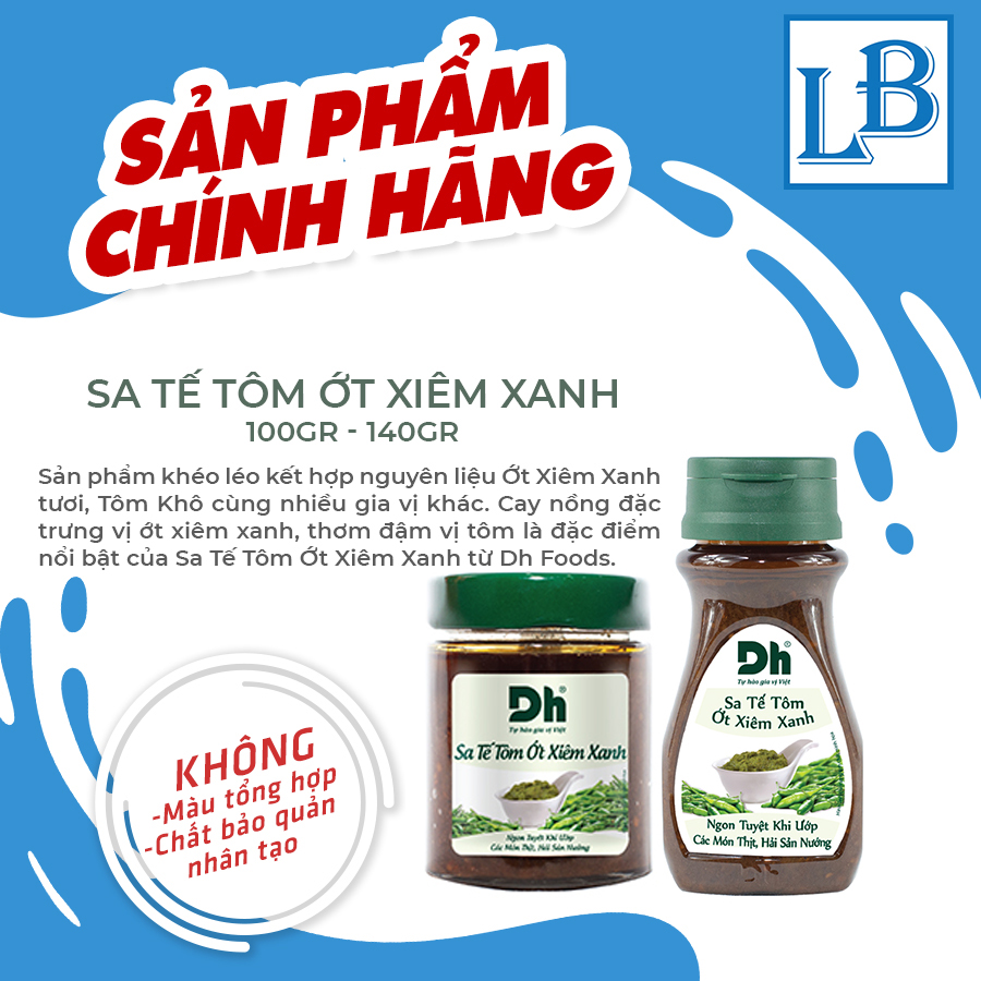 Sa tế tôm ớt xiêm xanh dh foods