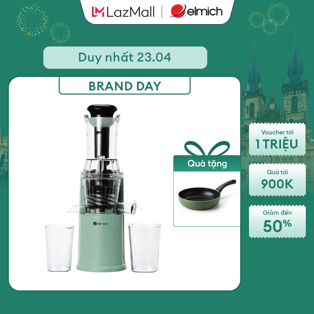 (Chỉ 23.04)Máy ép chậm Elmich JEE-8723