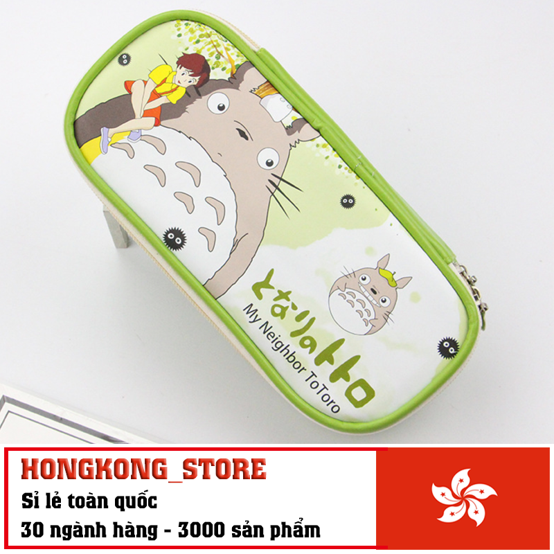 Hộp đựng bút TOTORO siêu dễ thương - Hộp đựng đồ dùng học tập nhiều ngăn tiện dụng