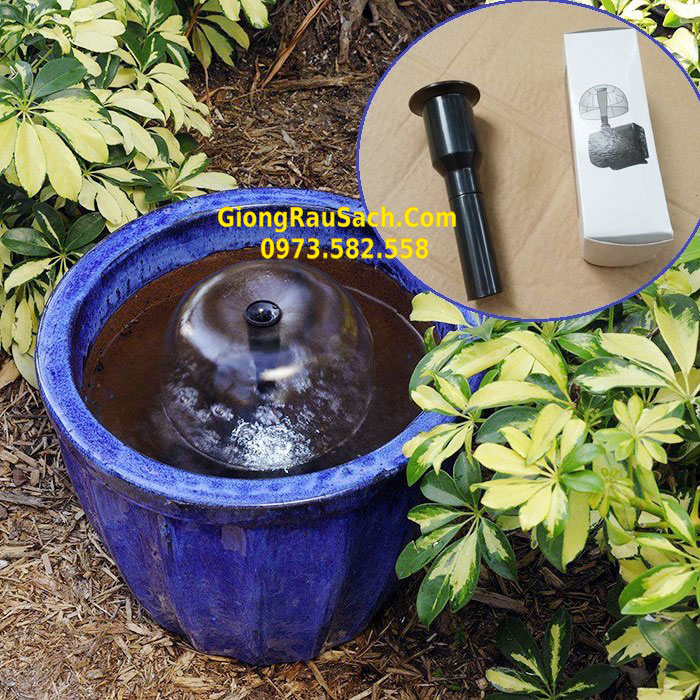 Đầu vòi phun nước dù vòi phun hình sen hồ cá koi, đài phun nước bể cá tiểu cảnh hòn non bộ trang trí sân vườn