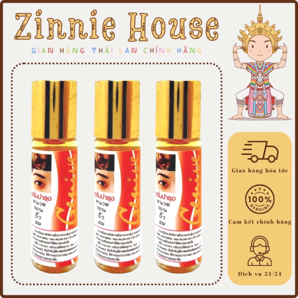 Serum mọc dày mi, lông mày, râu genive
