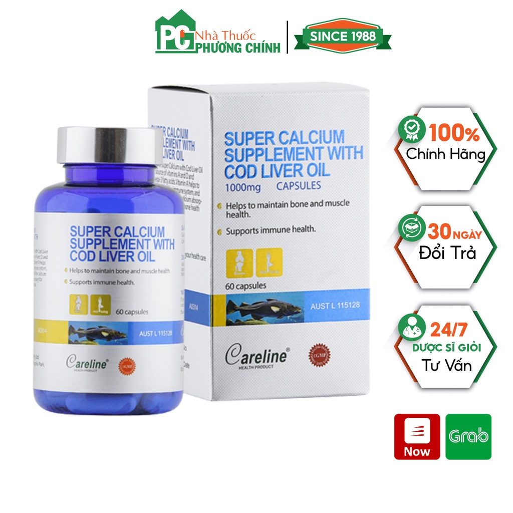 Canxi Careline Super Calcium Supplement With Cod Liver Oil