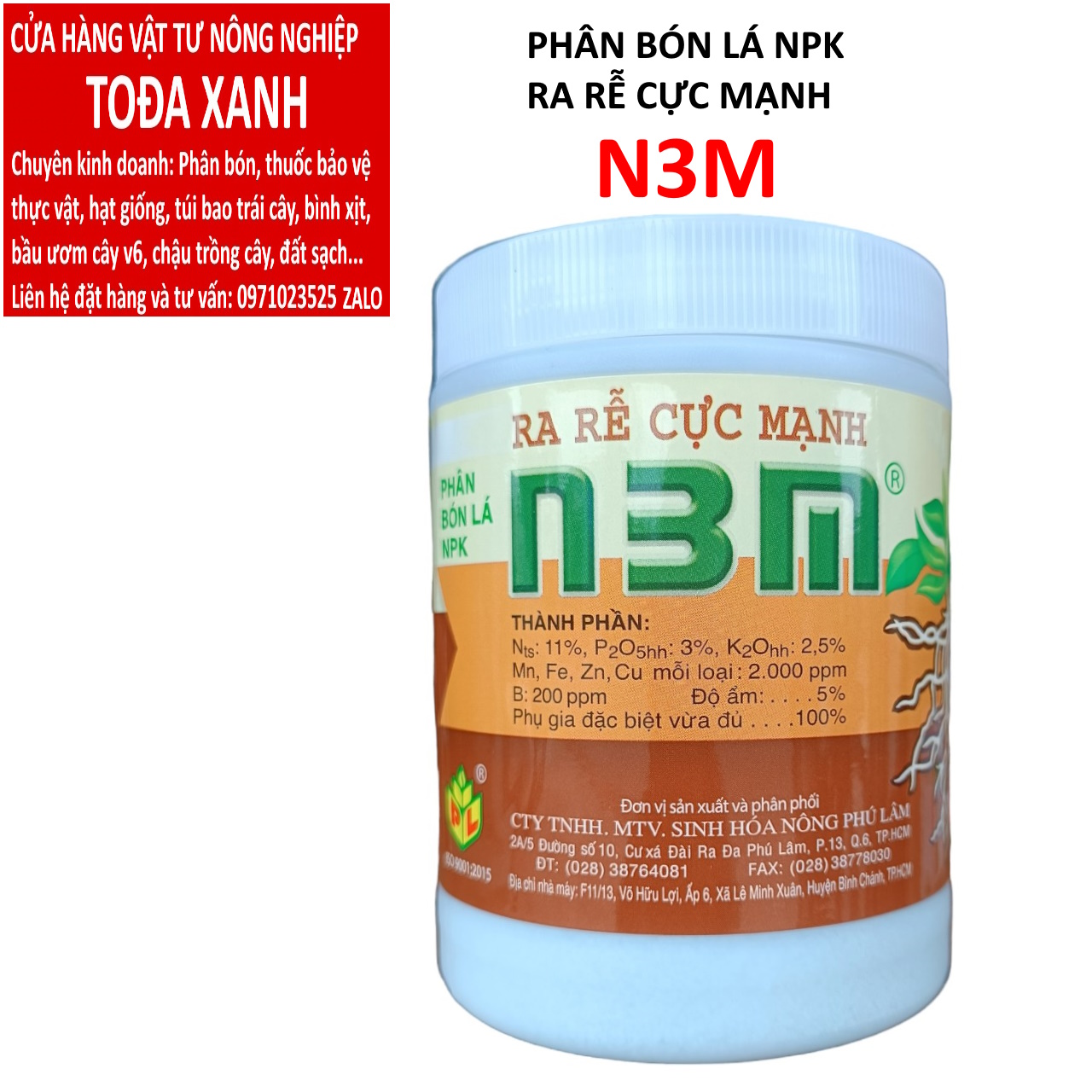 Kích rễ cực mạnh n3m 500g, ra rễ cực mạnh
