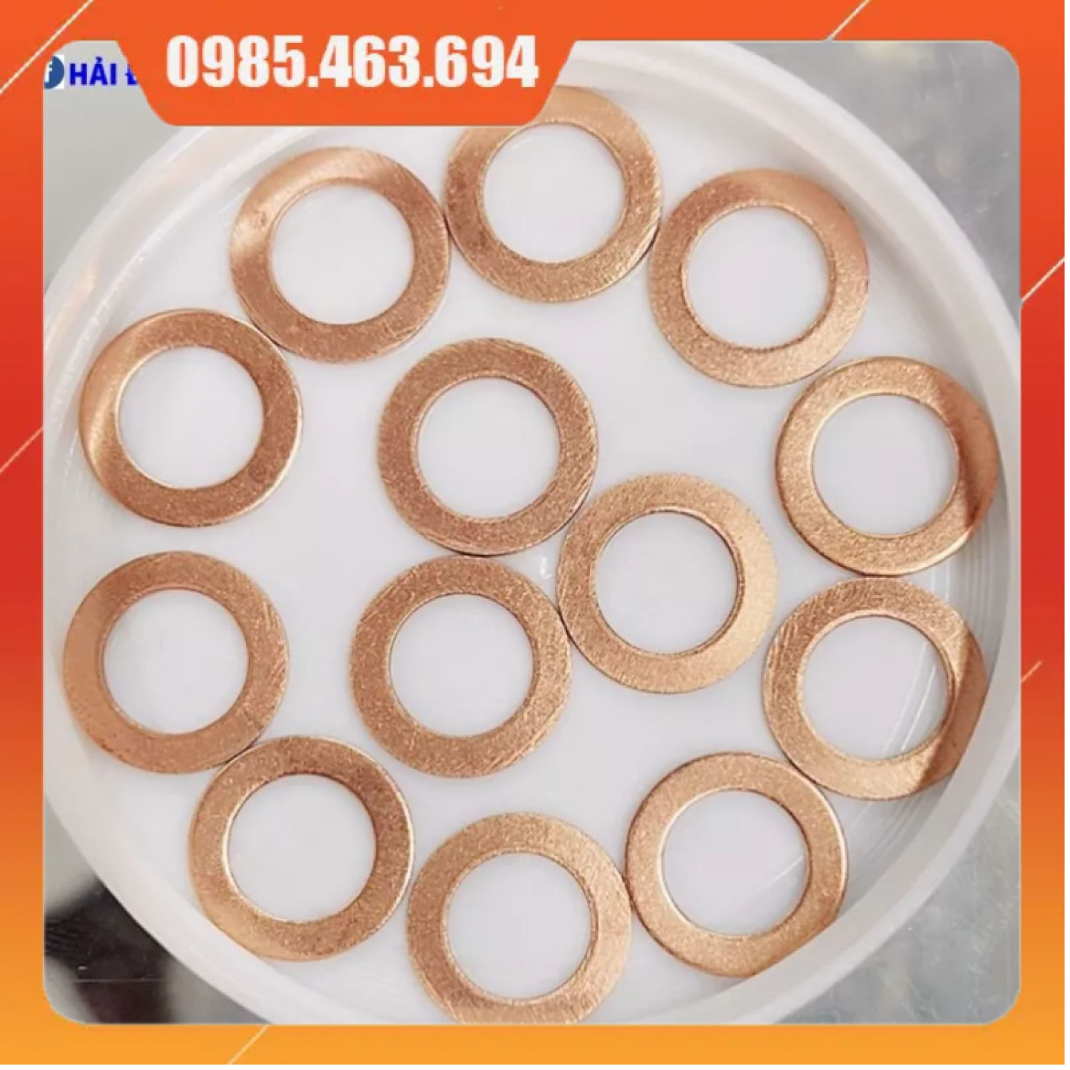10 chiếc Long đền Ốc rốn dầu, ốc xả nhớt Đồng Thau Cao Cấp