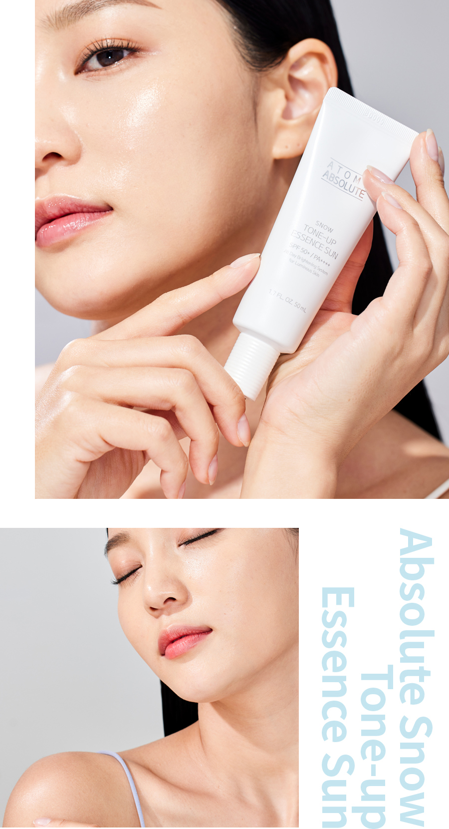 Chống nắng Atomy dòng mới ra mắt gần đây Atomy Snow Tone-Up Essence Sun