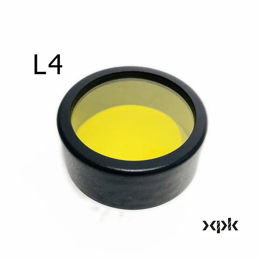 Chụp len vàng phá sương cho đèn l4