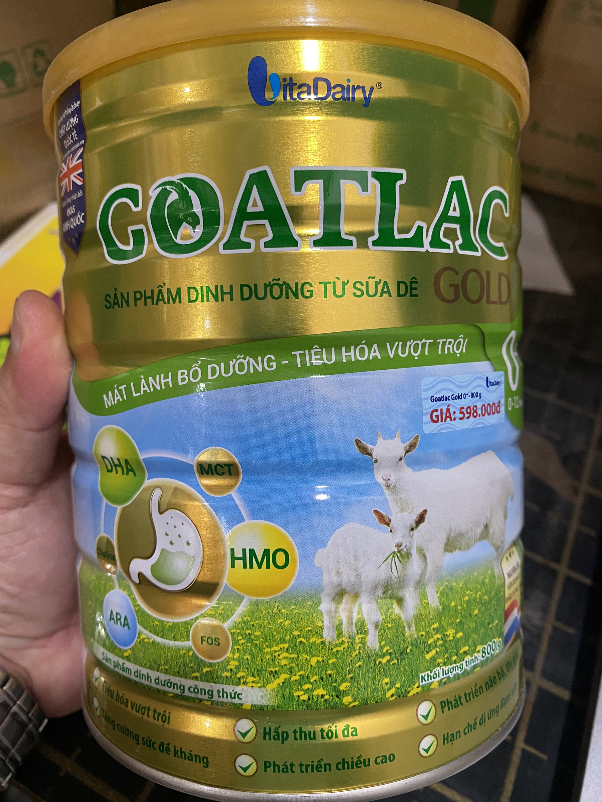 Sữa dê Goatlac Gold 0
