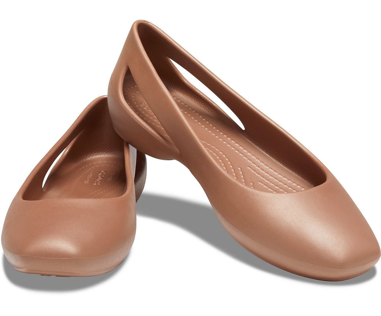 [Giảm Sốc] Giày Nhựa Nữ Siêu Nhẹ Đi Mưa, Bít Mũi Đế Bằng, Chống Thấm Nước, Siêu Êm Mềm