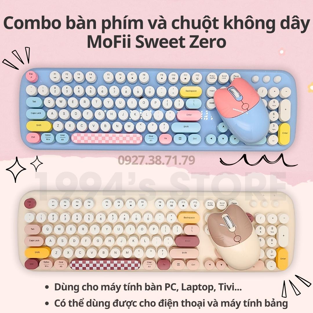 FREESHIP Bàn phím giả cơ và chuột không dây MOFII SWEET ZERO - Dùng cho PC